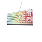 SteelSeries Apex 3 TKL White RGB Gaming-Tastatur – Kompakter Tenkeyless-Formfaktor – 8-Zonen-RGB-Beleuchtung…