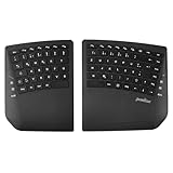 Perixx PERIBOARD-624B Kabellose Ergonomische Tastatur, Split-Design, TKL, Verstellbare Neigung, QWERTZ…