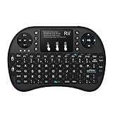 Rii i8+ 2.4Ghz LED Backlit Mini Wireless Keyboard with Touch Pad (FRA Layout - AZERTY)
